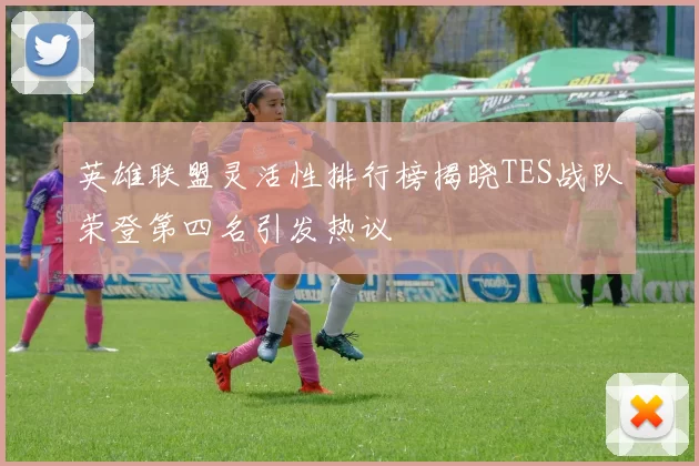 英雄联盟灵活性排行榜揭晓TES战队荣登第四名引发热议