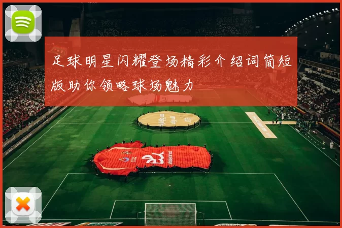 足球明星闪耀登场精彩介绍词简短版助你领略球场魅力